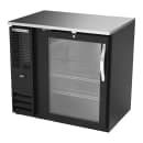 Beverage-Air BBN36HC-FG-B 36" Bar Refrigerator - 1 Swinging Glass Door, Black, 115v thumbnail 3