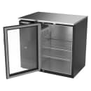 Beverage-Air BBN36HC-FG-B 36" Bar Refrigerator - 1 Swinging Glass Door, Black, 115v thumbnail 4
