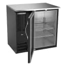 Beverage-Air BBN36HC-G-B 36" Bar Refrigerator - 1 Swinging Glass Door, Black, 115v thumbnail 2