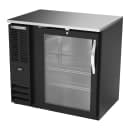 Beverage-Air BBN36HC-G-B 36" Bar Refrigerator - 1 Swinging Glass Door, Black, 115v thumbnail 3
