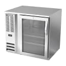 Beverage-Air BB36HC-G-S 36" Bar Refrigerator - 1 Swinging Glass Door, Stainless, 115v thumbnail 3