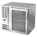 Beverage-Air BB36HC-G-S 36" Bar Refrigerator - 1 Swinging Glass Door, Stainless, 115v thumbnail 3