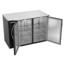 Beverage-Air BBN48HC-B 48" Bar Refrigerator - 2 Swinging Solid Doors, Black, 115v thumbnail 2