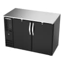 Beverage-Air BBN48HC-B 48" Bar Refrigerator - 2 Swinging Solid Doors, Black, 115v thumbnail 3