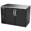 Beverage-Air BB48HC-F-B 48" Bar Refrigerator - 2 Swinging Solid Doors, Black, 115v thumbnail 3