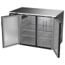 Beverage-Air BB48HC-F-B 48" Bar Refrigerator - 2 Swinging Solid Doors, Black, 115v thumbnail 4