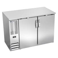 Beverage-Air BB48HC-F-B 48" Bar Refrigerator - 2 Swinging Solid Doors, Black, 115v thumbnail 5