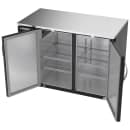 Beverage-Air BBN48HC-F-B 48" Bar Refrigerator - 2 Swinging Solid Doors, Black, 115v thumbnail 4