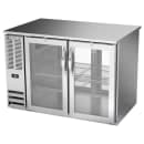 Beverage-Air BB48HC-FG-PT-S 48" Bar Refrigerator - 4 Swinging Glass Doors, Stainless, 115v thumbnail 3