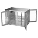 Beverage-Air BB48HC-FG-PT-S 48" Bar Refrigerator - 4 Swinging Glass Doors, Stainless, 115v thumbnail 4