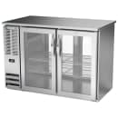 Beverage-Air BBN48HC-FG-PT-S 48" Bar Refrigerator - 4 Swinging Glass Doors, Stainless, 115v thumbnail 3