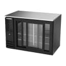 Beverage-Air BB48HC-F-GS-B 48" Bar Refrigerator - 2 Sliding Glass Doors, Black, 115v thumbnail 4