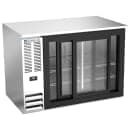 Beverage-Air BB48HC-F-GS-S 48" Bar Refrigerator - 2 Sliding Glass Doors, Stainless, 115v thumbnail 2
