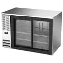 Beverage-Air BB48HC-F-GS-S 48" Bar Refrigerator - 2 Sliding Glass Doors, Stainless, 115v thumbnail 5
