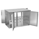 Beverage-Air BB48HC-F-PT-S 48" Bar Refrigerator - 4 Swinging Solid Doors, Stainless, 115v thumbnail 2