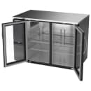 Beverage-Air BB48HC-G-B 48" Bar Refrigerator - 2 Swinging Glass Doors, Black, 115v thumbnail 4