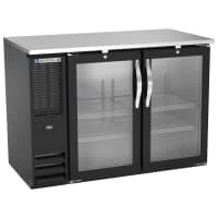 Beverage-Air BB48HC-G-B 48" Bar Refrigerator - 2 Swinging Glass Doors, Black, 115v thumbnail 7