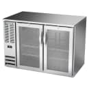 Beverage-Air BB48HC-G-S 48" Bar Refrigerator - 2 Swinging Glass Doors, Stainless, 115v thumbnail 3