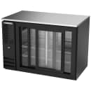Beverage-Air BB48HC-GS-B 48" Bar Refrigerator - 2 Sliding Glass Doors, Black, 115v thumbnail 4