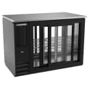Beverage-Air BBN48HC-GS-PT-B 48" Bar Refrigerator - 4 Sliding Glass Doors, Black, 115v thumbnail 2