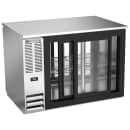 Beverage-Air BB48HC-GS-PT-S 48" Bar Refrigerator - 4 Sliding Glass Doors, Stainless, 115v thumbnail 2