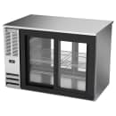 Beverage-Air BB48HC-GS-PT-S 48" Bar Refrigerator - 4 Sliding Glass Doors, Stainless, 115v thumbnail 3