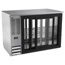 Beverage-Air BBN48HC-GS-PT-S 48" Bar Refrigerator - 4 Sliding Glass Doors, Stainless, 115v thumbnail 2