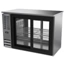 Beverage-Air BBN48HC-GS-PT-S 48" Bar Refrigerator - 4 Sliding Glass Doors, Stainless, 115v thumbnail 3