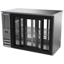 Beverage-Air BBN48HC-GS-PT-S 48" Bar Refrigerator - 4 Sliding Glass Doors, Stainless, 115v thumbnail 4