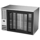 Beverage-Air BB48HC-GS-S 48" Bar Refrigerator - 2 Sliding Glass Doors, Stainless, 115v thumbnail 4