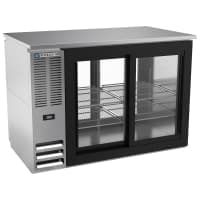 Beverage-Air BB48HC-GS-S 48" Bar Refrigerator - 2 Sliding Glass Doors, Stainless, 115v thumbnail 5