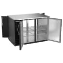 Beverage-Air BB48HC-PT-B 48" Bar Refrigerator - 4 Swinging Solid Doors, Black, 115v thumbnail 2