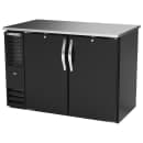 Beverage-Air BBN48HC-PT-B 48" Bar Refrigerator - 4 Swinging Solid Doors, Black, 115v thumbnail 3
