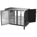 Beverage-Air BBN48HC-PT-B 48" Bar Refrigerator - 4 Swinging Solid Doors, Black, 115v thumbnail 4