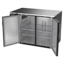 Beverage-Air BB48HC-F-B 48" Bar Refrigerator - 2 Swinging Solid Doors, Black, 115v thumbnail 4