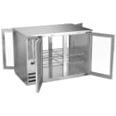 Beverage-Air BB48HC-FG-PT-S 48" Pass Thru Bar Refrigerator - 4 Swinging Glass Doors, Stainless, 115v thumbnail 2