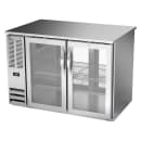 Beverage-Air BB48HC-FG-PT-S 48" Pass Thru Bar Refrigerator - 4 Swinging Glass Doors, Stainless, 115v thumbnail 3