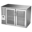 Beverage-Air BB48HC-FG-S 48" Bar Refrigerator - 2 Swinging Glass Doors, Stainless, 115v thumbnail 3