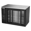Beverage-Air BB48HC-F-GS-B 48" Bar Refrigerator - 2 Sliding Glass Doors, Black, 115v thumbnail 4