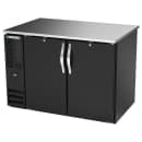 Beverage-Air BB48HC-F-PT-B 48" Pass Thru Bar Refrigerator - 4 Swinging Solid Doors, Black, 115v thumbnail 3
