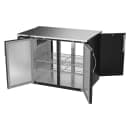 Beverage-Air BB48HC-F-PT-B 48" Pass Thru Bar Refrigerator - 4 Swinging Solid Doors, Black, 115v thumbnail 4