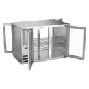 Beverage-Air BB48HC-G-PT-S 48" Pass Thru Bar Refrigerator - 4 Swinging Glass Doors, Stainless, 115v thumbnail 2