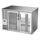 Beverage-Air BB48HC-G-PT-S 48" Pass Thru Bar Refrigerator - 4 Swinging Glass Doors, Stainless, 115v thumbnail 3