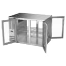 Beverage-Air BB48HC-G-PT-S 48" Pass Thru Bar Refrigerator - 4 Swinging Glass Doors, Stainless, 115v thumbnail 4
