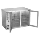 Beverage-Air BB48HC-G-S 48" Bar Refrigerator - 2 Swinging Glass Doors, Stainless, 115v thumbnail 2