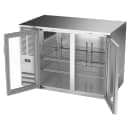 Beverage-Air BB48HC-G-S 48" Bar Refrigerator - 2 Swinging Glass Doors, Stainless, 115v thumbnail 4