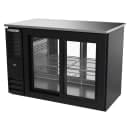 Beverage-Air BBN48HC-F-GS-PT-B 48" Pass Thru Bar Refrigerator - 4 Sliding Glass Doors, Black, 115v thumbnail 3