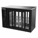 Beverage-Air BBN48HC-F-GS-PT-B 48" Pass Thru Bar Refrigerator - 4 Sliding Glass Doors, Black, 115v thumbnail 4