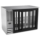 Beverage-Air BBN48HC-F-GS-PT-S 48" Pass Thru Bar Refrigerator - 4 Sliding Glass Doors, Stainless, 115v thumbnail 2