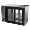 Beverage-Air BBN48HC-F-GS-PT-S 48" Pass Thru Bar Refrigerator - 4 Sliding Glass Doors, Stainless, 115v thumbnail 3